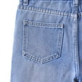 thumbnail image 6 of FINALGANG Boy Simple Shorts Distressed Cotton Button Down Ripped Jeans Stretchy Denim Shorts With Pockets Durable Skin Friendly Fabric For Kid, 6 of 8
