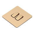 thumbnail image 1 of Interruptor De Panel Moderno, Interruptor De Panel De Botones Ignifugo AC250V De 2 Bandas Para Electrodomésticos, 1 of 7