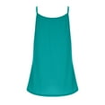 thumbnail image 5 of lmcalzta Going out Tank Tops for Women Pleated Sexy Spaghetti Strap Camisole Summer Beach Vacation Cami Shirts, 5 of 6
