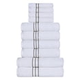 thumbnail image 3 of BNM Turkish Cotton Luxury 10 Piece Towel Set, Charcoal, 3 of 6