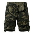 thumbnail image 2 of Cathalem Cargo Shorts for Men Work Men's Multi-Pockets Work Shorts Outdoor Cargo Shorts(Green,XL), 2 of 5