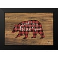 thumbnail image 2 of Rae, Marla 18x13 Black Modern Framed Museum Art Print Titled - Brave Spirit Bear, 2 of 5