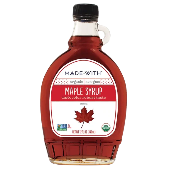 Pack of 12, Made With Organic Maple Syrup Grade A Dark, 12 fl oz