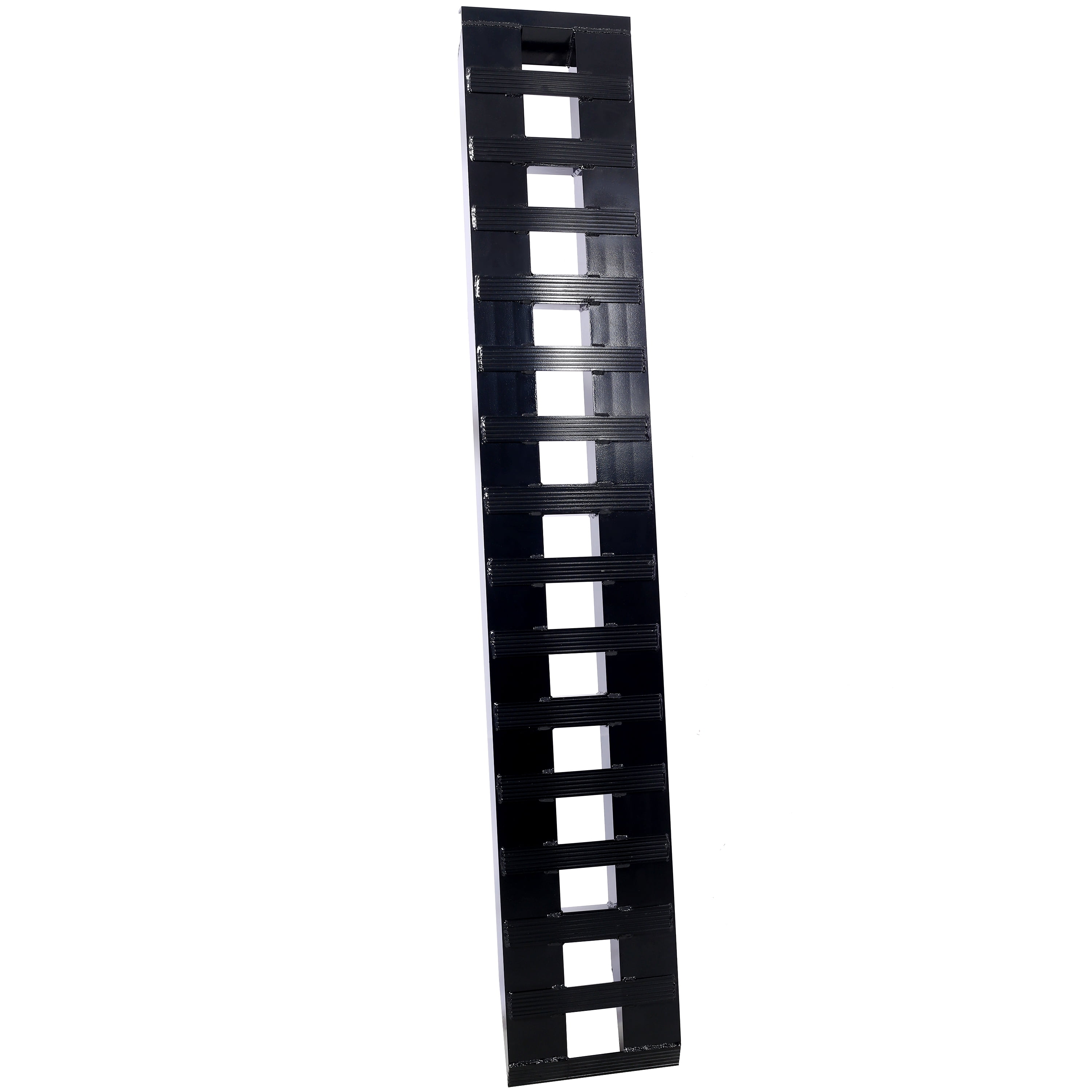 Aluminum Loading Ramps, 8800 LBS Capacity, Anti-Slip Rungs, Serrated Cross Rungs, Portable