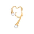 thumbnail image 1 of Pendientes de mujer, pendientes de oreja, pendientes de oro no perforantes, pendientes finos irregulares para mujeres y hombres, 1 of 5