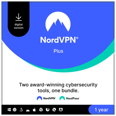 NordVPN Plus 1-Year Subscription 10 Devices (Digital Download)