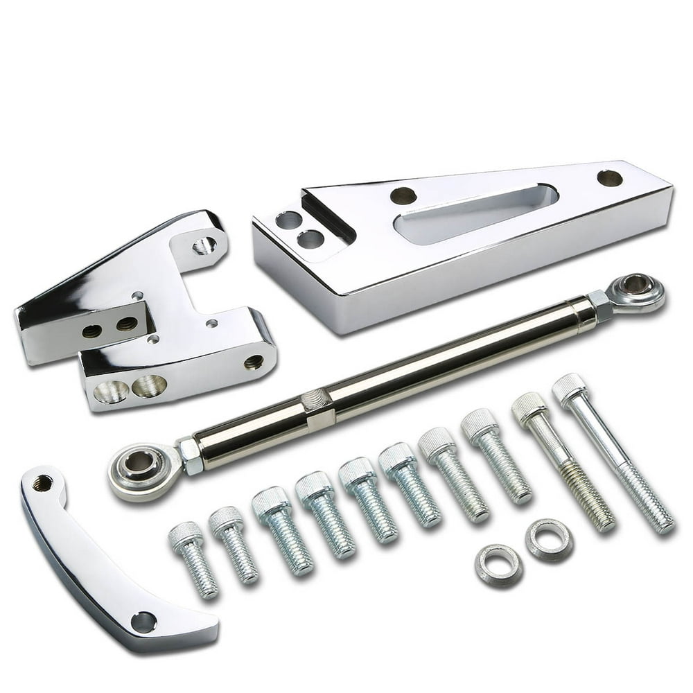 Chevy Small Block SBC V8 Short Water Pump Alternator Bracket+Adjuster