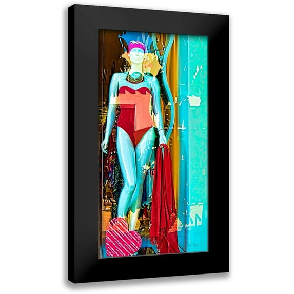 Murdock, Ramona 11x18 Black Modern Framed Museum Art Print Titled - Lady on Display I