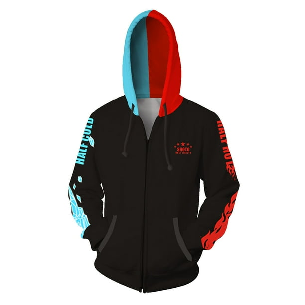 Anime Boku No My Hero Academia Cosplay disfraces sudaderas H sudaderas Bakugou Todoroki Shoto primavera chaqueta abrigo2METRO Deng Xun unisex