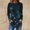Black#3, variant on New trending & for spring Viikei Plus Size T Shirts for Women,Women's Long-sleeved Crew-neck Drop Shoulder Casual Printed White S