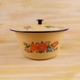 thumbnail image 5 of Enamel Basin with Lid Thickened Kitchen Supplies Multipurpose Lard Oil Basin 0.65L, 5 of 5