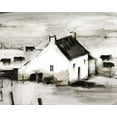 thumbnail image 2 of Harper, Ethan 18x15 Gold Ornate Wood Framed with Double Matting Museum Art Print Titled - English Farmhouse II, 2 of 4