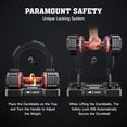 thumbnail image 5 of LNOW 25lbs (1 Pair) Adjustable Dumbbells 5 in 1 Free Weights 5/10/15/20/25lb/50lb Dumbbell with Non-slip Handle for Home Gym Exercise Equipment, 5 of 14