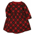 thumbnail image 4 of Hudson Baby Infant and Toddler Girl Cotton Dresses, Fancy Rudolph, 18-24 Months, 4 of 4