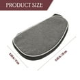 thumbnail image 2 of Miangastore Portable Table Tennis Bat Bag Professional Pong Racket Shell Shaped Storage Bag for Athletes Players (Grey), 2 of 8