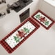 thumbnail image 5 of Alfombras de baño, alfombras para sala de estar, alfombra de área, alfombra de baño, 2 piezas de alfombras y tapetes navideños para cocina, tapete antideslizante, decoración de cocina navideña, juegos, 5 of 5