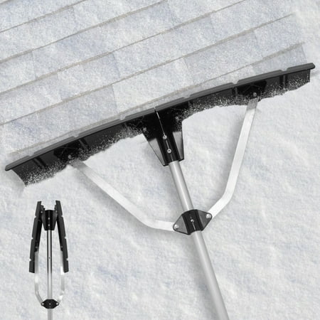 Extreme Max 5600.3295 Expandable Head Roof Rake with 21' Extension