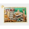 thumbnail image 1 of Italy Travel Postcard Polish Glass Christmas Tree Ornament Italian Decoration, 1 of 2