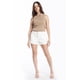 thumbnail image 1 of Mom short con bolsillos frontales /Juvenil, 6906 (Blanco) blanco G, 1 of 3