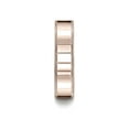 thumbnail image 3 of Benchmark� 14k Rose Gold 6mm Flat Comfort-fit Wedding Band / Ring With Milgrain, 3 of 7