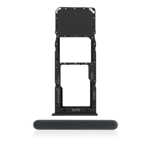 Replacement Single Sim Card Tray Compatible For Samsung Galaxy A02 (A022 / 2020) (Black)