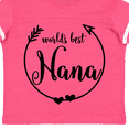 thumbnail image 4 of Inktastic World's Best Nana Girls Toddler T-Shirt, 4 of 5
