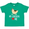 thumbnail image 3 of Inktastic My Chickens Love Me Boys or Girls Toddler T-Shirt, 3 of 5
