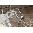 thumbnail image 4 of NAHANCO 9001750HU Acrylic Premium Shirt Hanger, 17", Clear (Pack of 12), 4 of 6