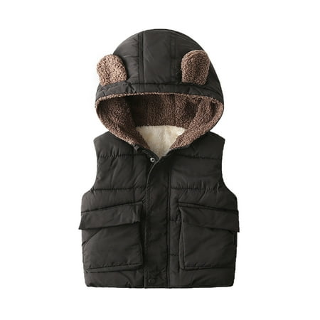 

kpoplk Jackets For Teen Girls Baby Sweatshirts Lightweight Zip-up Jackets And Hooded Coats Organic Cotton(Black)