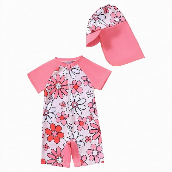 UAYOTSE Toddler Boy Rash Guard Swimsuit Long Sleeve Zipper Swimwear Sunsuit Bathing Suit Beachwear,Sizes 18-24 Months