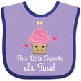 thumbnail image 3 of Inktastic 2nd Birthday Cupcake Girls Cute Girls Baby Bib, 3 of 4