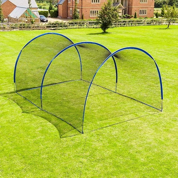 Forza Pop-Up Baseball Batting Cage | Portable, Fiberglass Frame with Polyester Netting, Instant Setup for Anywhere Practice | Multiple Size Options, Includes Carry Bag