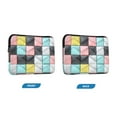 thumbnail image 7 of FORMRS 13-13.3 inch Laptop Sleeve Case Soft Carrying Quilted Computer Bag Cover, Gray Checkered Pattern, 7 of 7