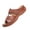 Brown, variant on Orthopedic Wedge Sandals for Women Arch Support Shoes with Hook and Loops Outdoor Soft Rubber Platform Slip on Slides Blue 8.5
