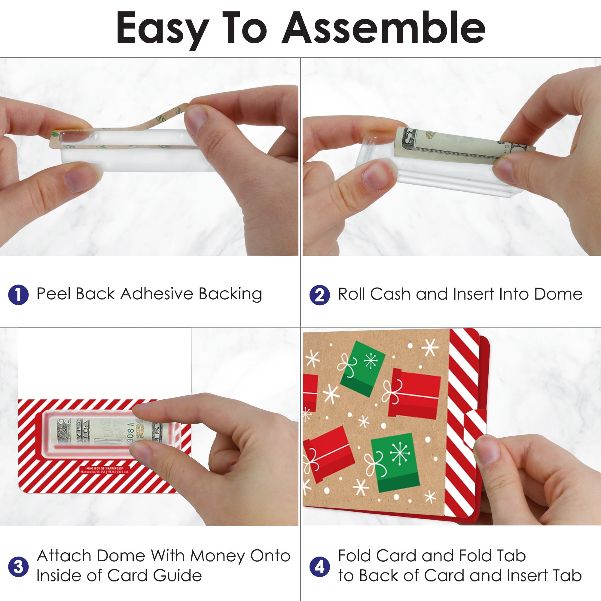 Big Dot of Happiness Jolly Santa Claus - DIY Assorted