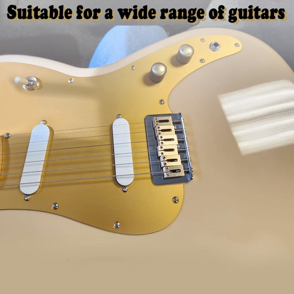 6Pcs Vibrato Bridge Saddles Spacing 10.5mm Electric Guitar Gourd Bridge Saddles