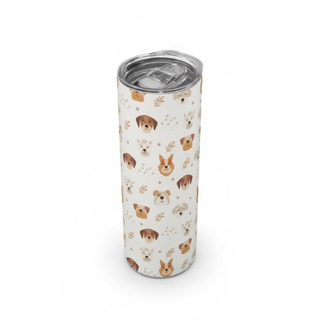 Termo de 590 ml con diseño ilustrado de perros