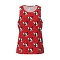 thumbnail image 3 of Haiem Bulldog Red Men Workout Tank Top Gym Bodybuilding Sleeveless Muscle T Shirts Athletic Tank Breathable Workout Shirt-XX-Large, 3 of 8