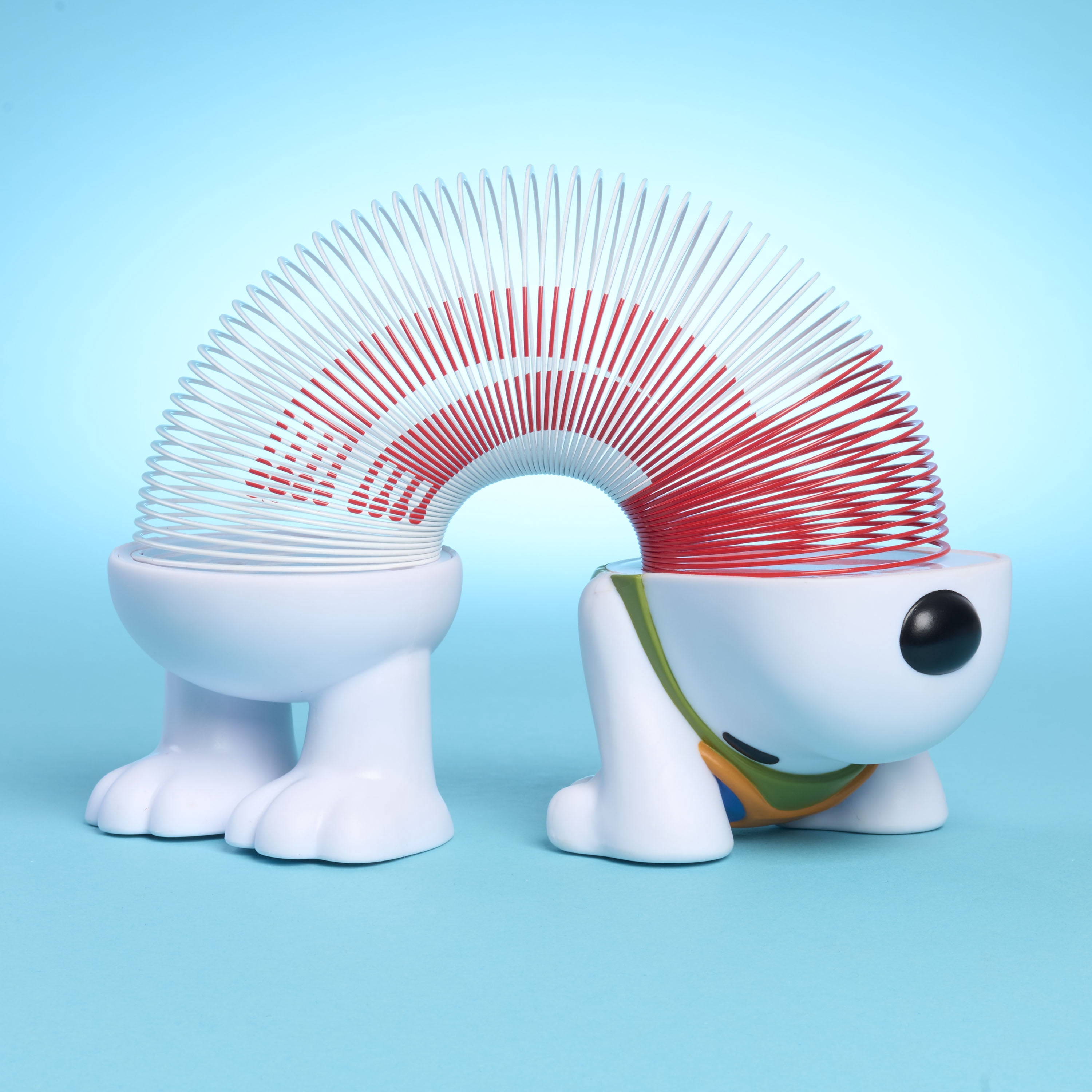 Peanuts Slinky Flips Snoopy, Flipping Like a Slinky, Standing 6 Inches Tall, Toys for Kids Ages 5 and up