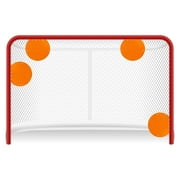 Magnetic Hockey Targets (4X 8-inch Orange) by Top Shelf Targets