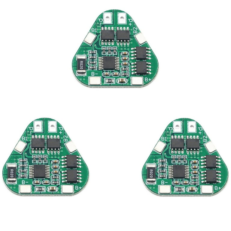 3X 3S 12V 18650 Lithium Battery Protection Board 11.1V 12.6V Overcharge  Over-Discharge Protect 8A 3 Cell Pack Li-Ion BMS 