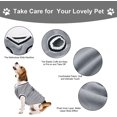 thumbnail image 2 of Suéter para perros, suéter para mascotas de estilo universitario, disfraz de mono para perros, jerseys cálidos de invierno para mascotas, para cachorros, perros pequeños, medianos y grandes, rop, 2 of 5