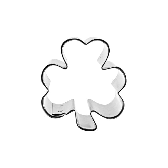 Mini Shamrock Cookie Cutter 1.75 inches H2003 - The Cookie Cutter Shop - Tin Plated Steel Cookie Cutter