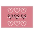 thumbnail image 2 of Xihbxyly Mantel Individual de San Valentín, Diseño de Corazón, de Lino, Resistente Al Calor, Elegante Decoración para El Comedor, Ideal para Cenas Románticas, 30 X 45 Cm., 2 of 5