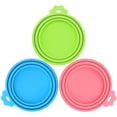 thumbnail image 1 of Silicone Pet Food Can Lids Covers for Dog Cat Wet Food, Universal Size for Most Cans, 1 of 7