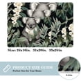 thumbnail image 2 of Koala Polyester Non-Slip Machine Washable Bath Rug Indoor Rug Door Carpet, 2 of 6