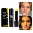 thumbnail image 4 of Halloween Face Body Paint Stick, Yellow Face Paint Stick, Matte Full Coverage Body Paint Adult Festival Rave Stage Halloween Body Art Makeup, 4 of 5