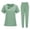 Light Green-250228AA, variant on Hearthz Scrubs for Women Set Medical Uniform Nurse Uniform Jogger Suit Stretch Top & Pants Women Scrub Sets