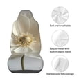 thumbnail image 4 of Lsque Elegant Ivory Flower Pattern Car Seat Covers for Front Seats , Waterproof Seat Covers for Cars, Sporty Front Seat Covers,Car Seat Cover Protector Front Seats, 4 of 5