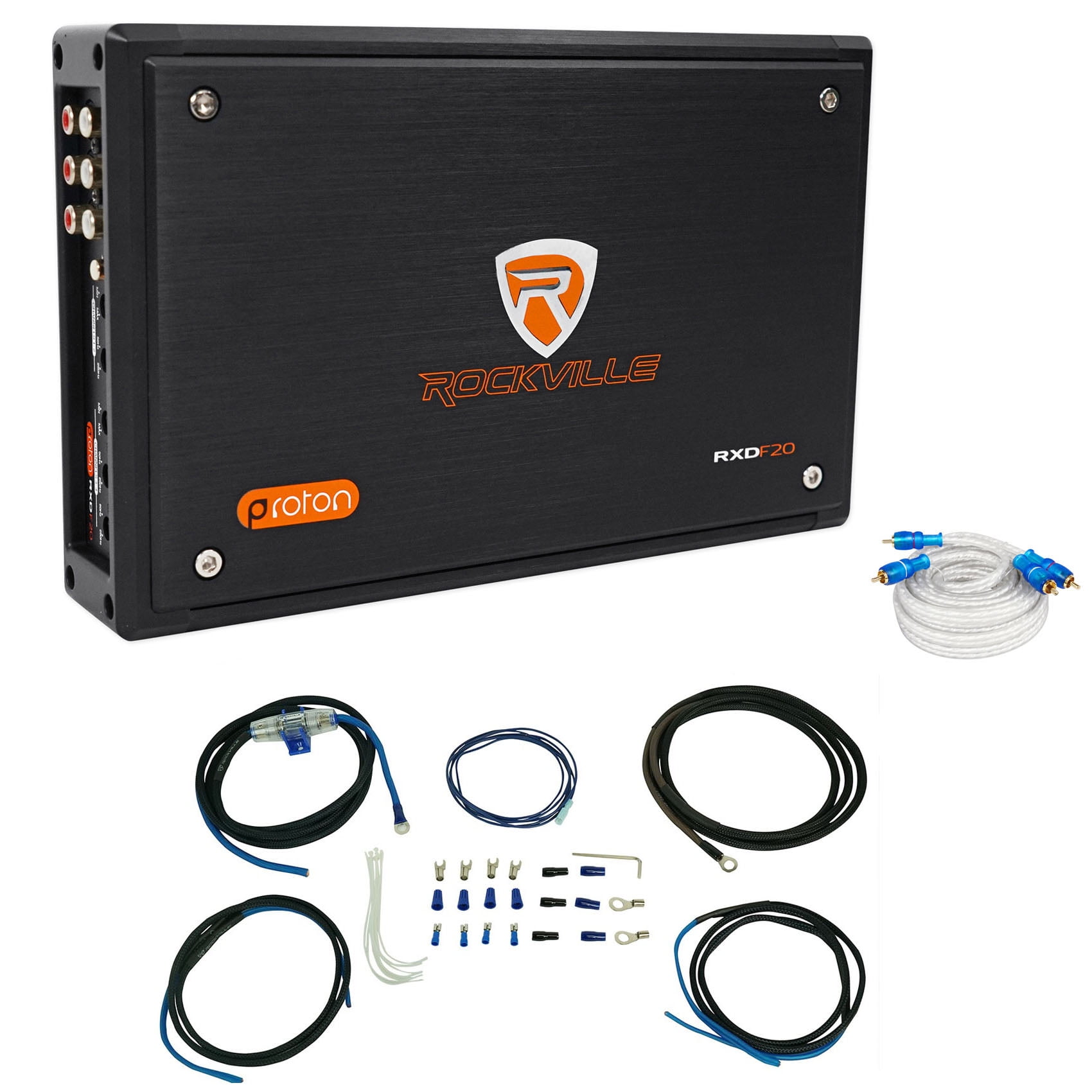 Rockville RXDF20 Micro Motorcycle Amplifier 1600w Peak 4 Channel